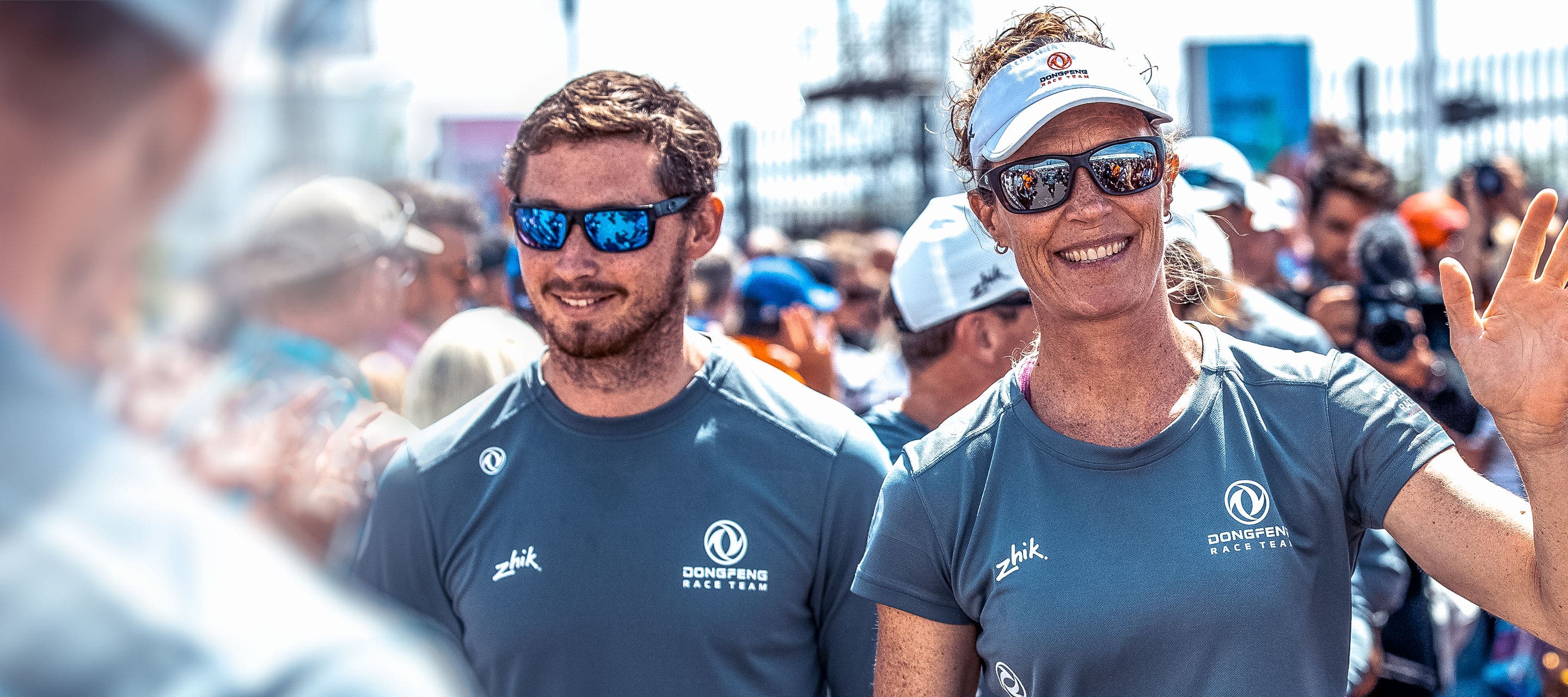 Atleti Zhik in abbigliamento da squadra